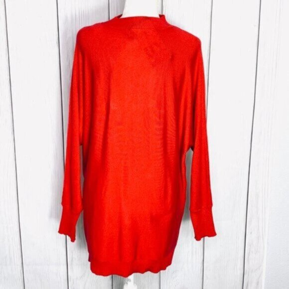 BY design, Sexy In Red Long Sleeve Sweater by Design - Picture 3 of 3